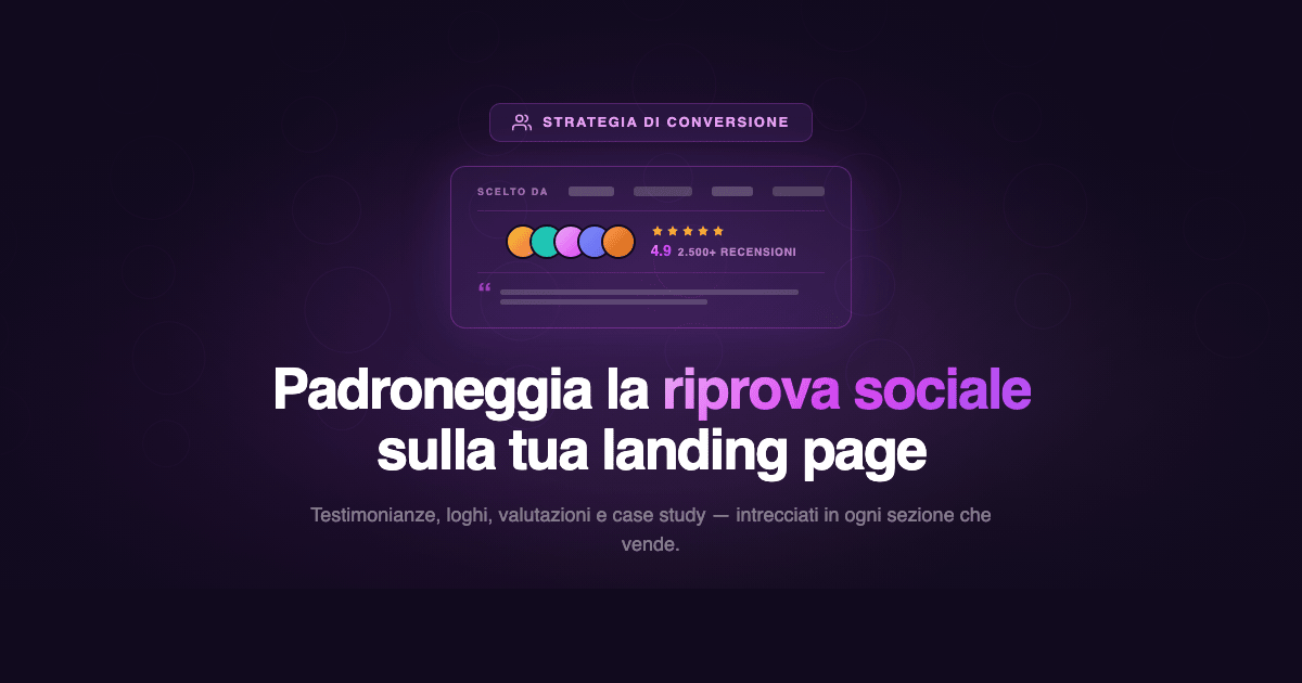 La guida completa alla riprova sociale per le landing page SaaS
